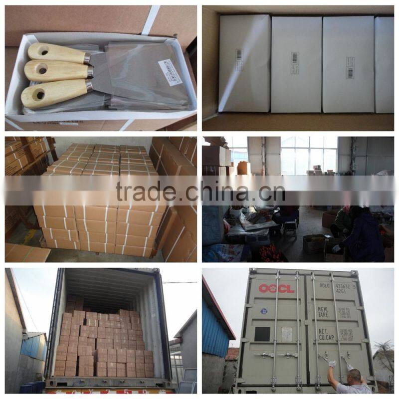 JL04-010# Stainless steel blade / Plastering trowel / big size handle tools