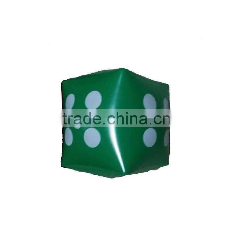Factory cheap pvc inflatable party toys dice