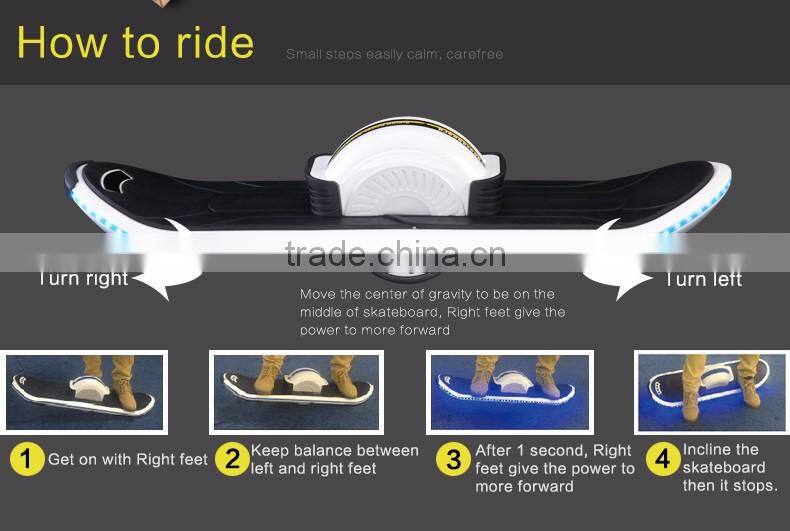 High quality with bluetooth self balance scooter One Wheel Motorcycle Balancing one wheel hoverboard