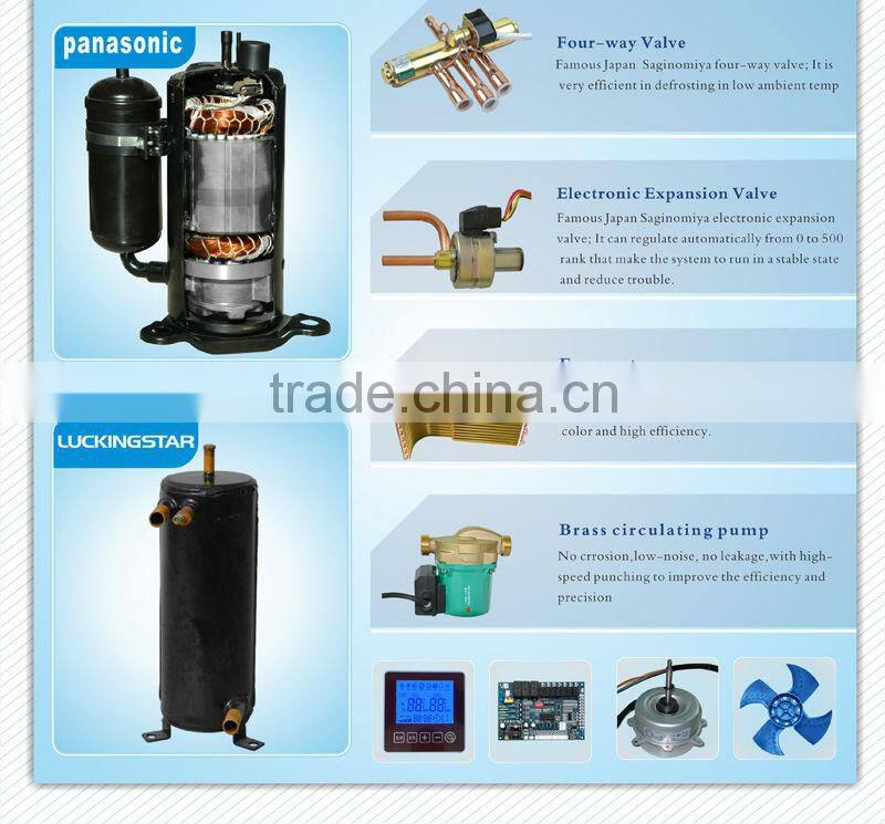 3.6,5.3,8.0kW Air&Water Source Heat Pump, Heating&Cooling&Hot Water energy-saving solution,monobloc air source heat pump
