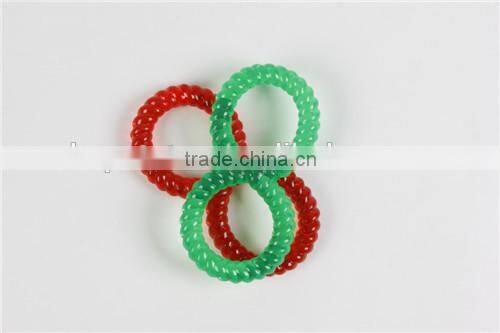 Top grade durable TPR dog chew toy 8 shape red