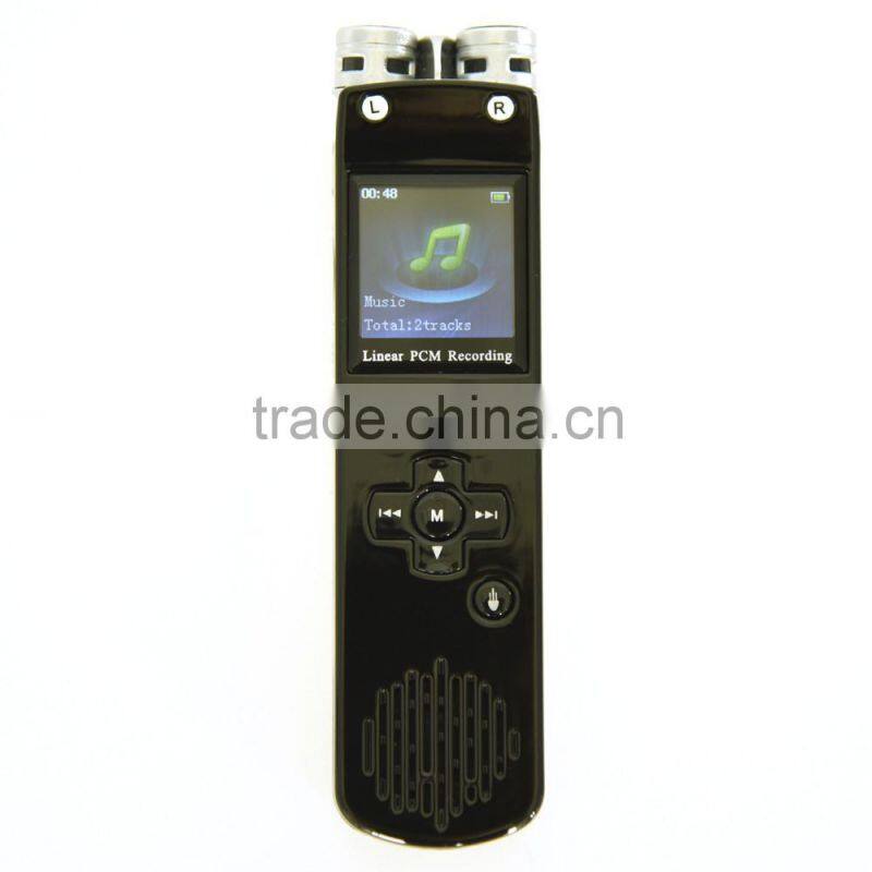 E-Book Function Luxury High Sensitive LCM Screen Spy Voice Recorder Model F3B