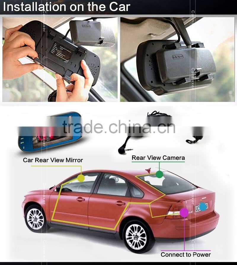 carmaxer manufacturer 7inch chrome rear view mirror