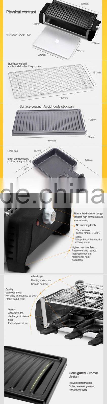 3 kinds of uses electric grill