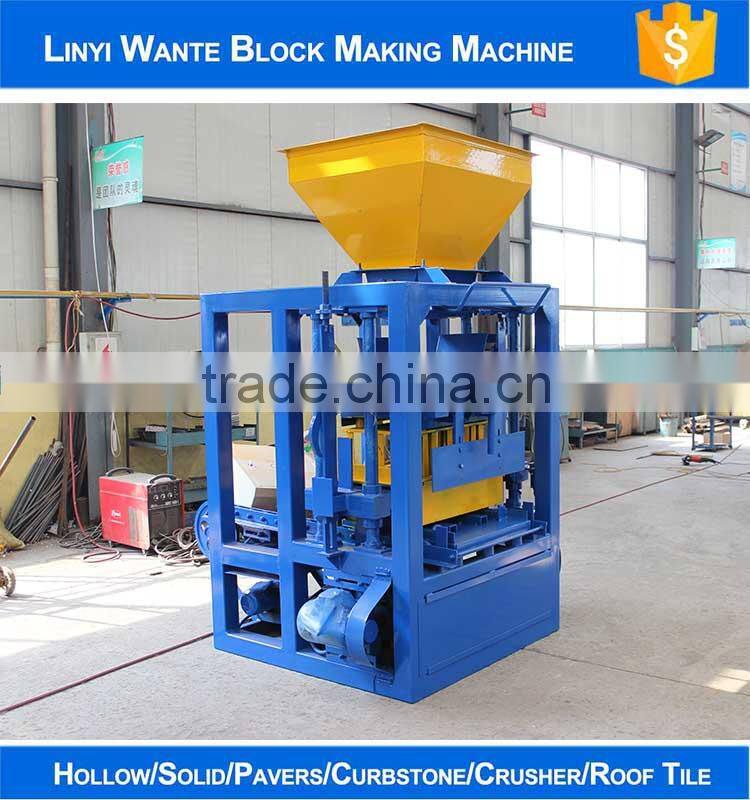 2015 Linyi Wante QT4-24 brick block making machine