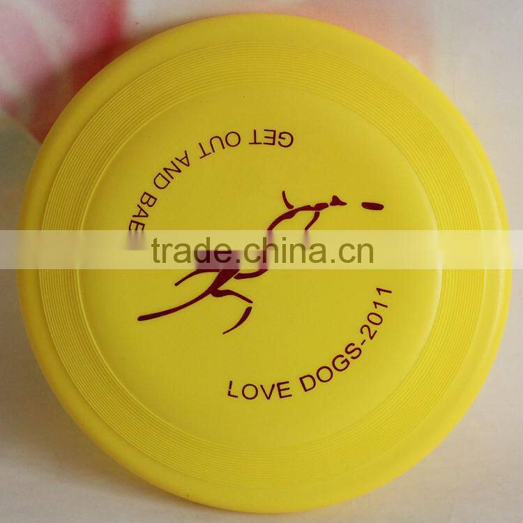 Plastic luminescent frisbee