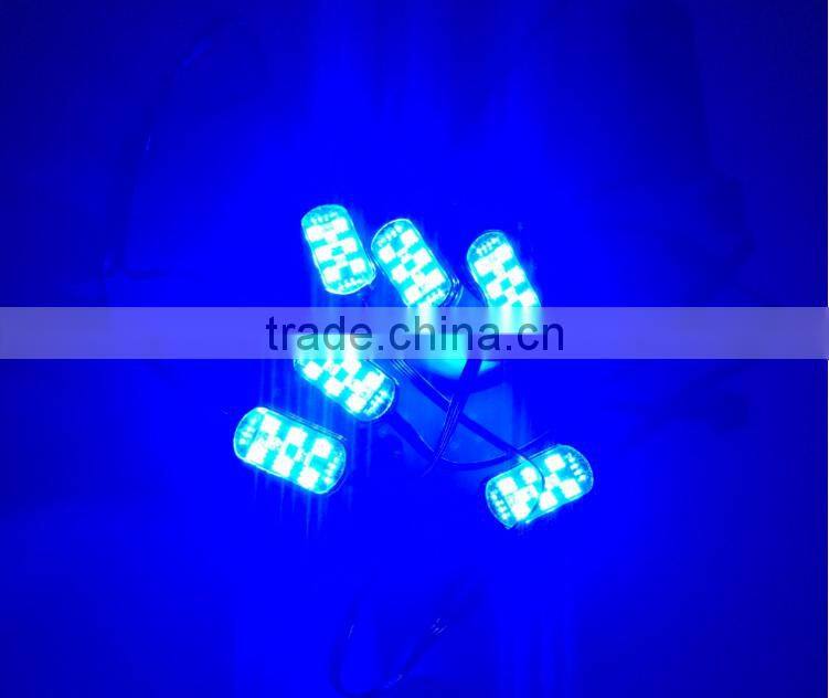 6pcs LED Rock Light with Remote control with flashing