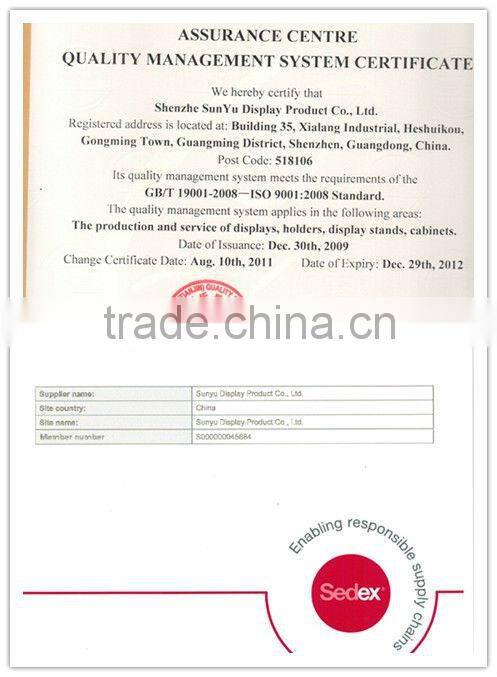 2013 hot new design acrylic crown shape LED display