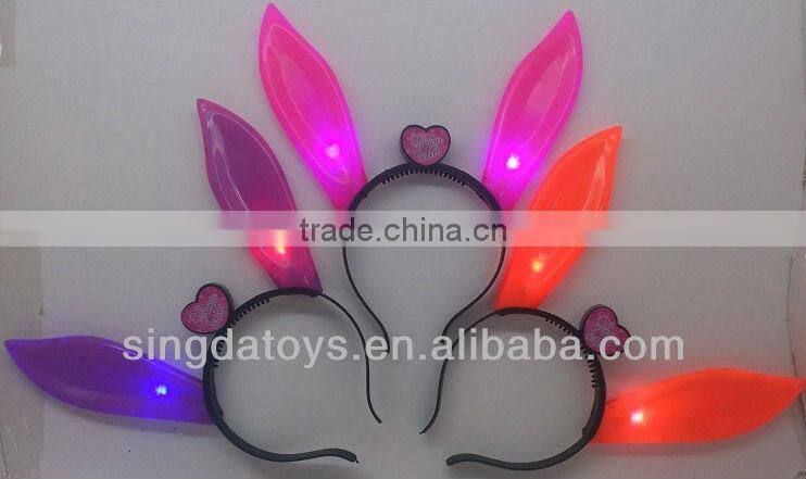 Flashing feather hairpin beautiful party goods christmas light