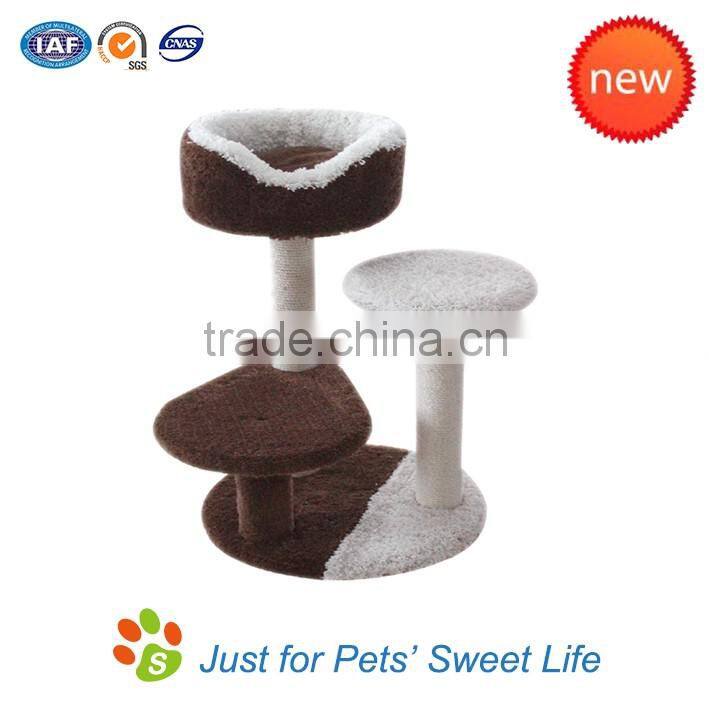 Handmade Nicely Wooden Cat Scratcher Cat Tree