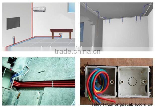 RHH/RHW-2/USE 4 core 6mm flexible Cable lowes electrical wire prices house wire