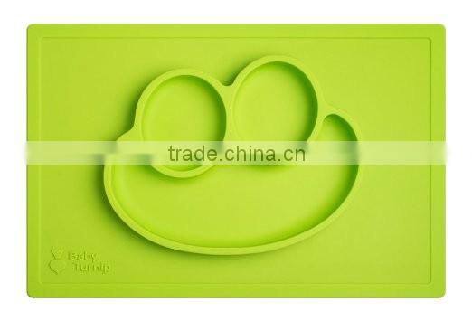 Custom Food Grade Baby Snack Mat Food Mat Silicone Baby Placemat
