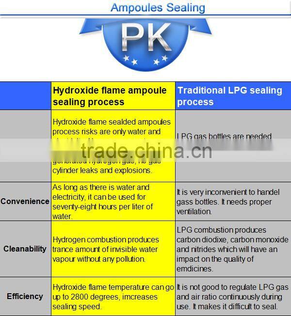 10ml glass ampoule sealing machine