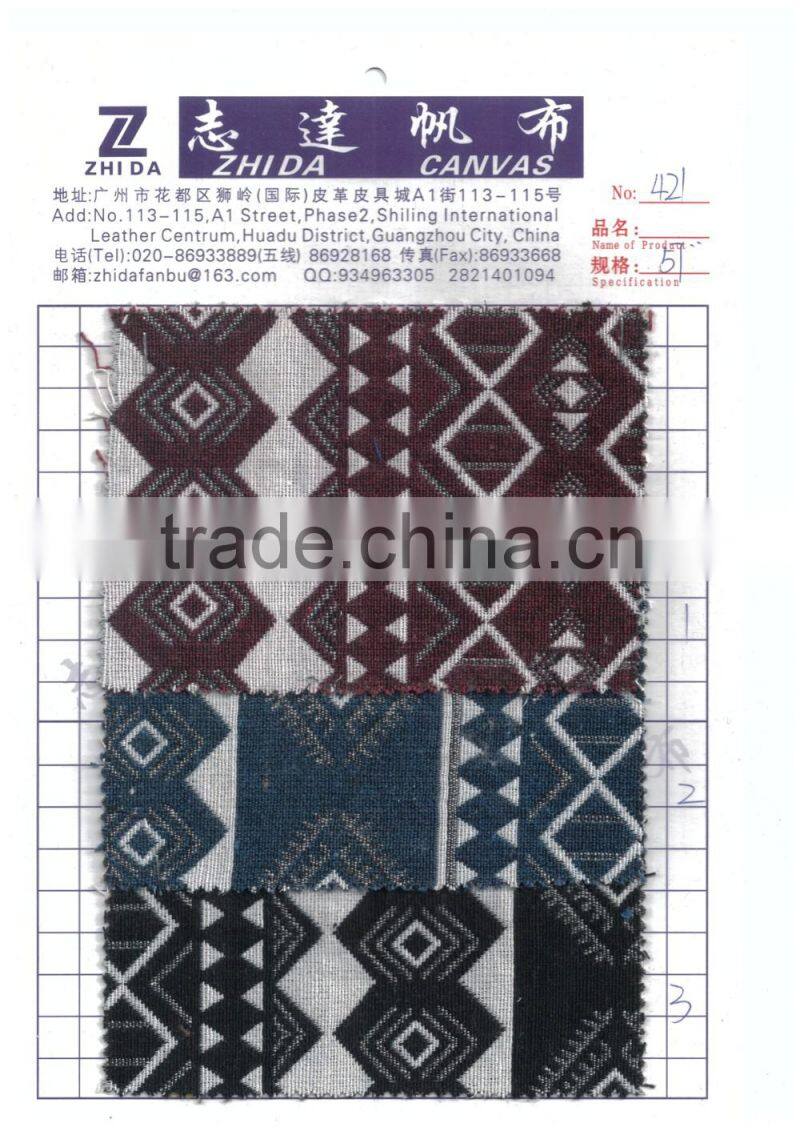 100% cotton yarn dyed national fabrics