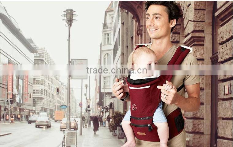 BC-05A eco-friendly ring sling baby hand hip seat carrier with front pocket