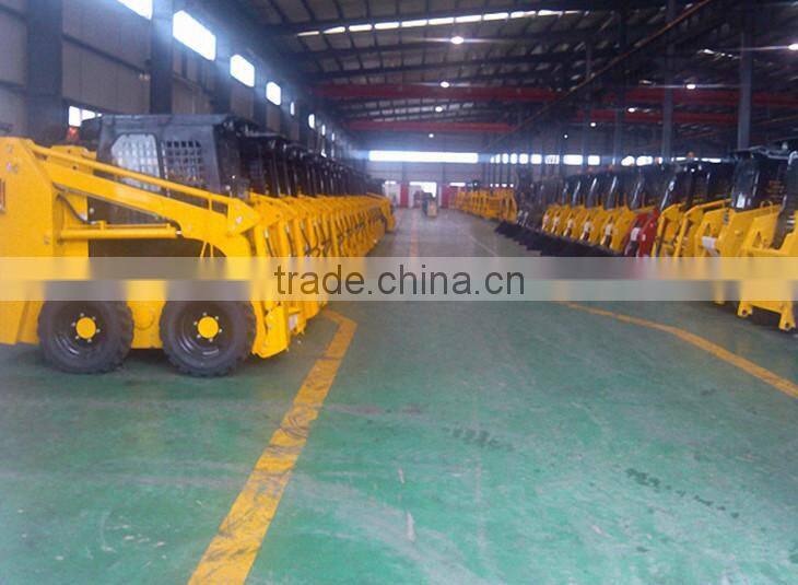 Construction Machinery Compact Garden Loader Machine 4WD Skid Steer Loader