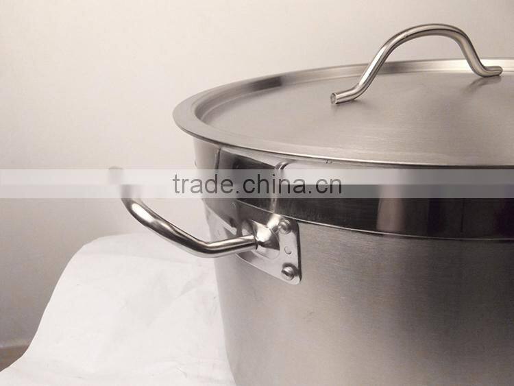High power high efficency commercial industrial Stainless steel Kitchen steam stock pot for restaurant hotel