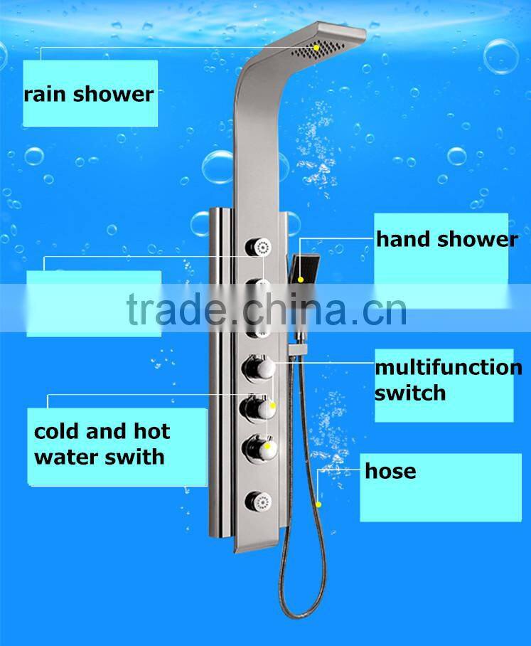 High Quality Bath and Shower Set 304 Stainless Shower Panel Y-018