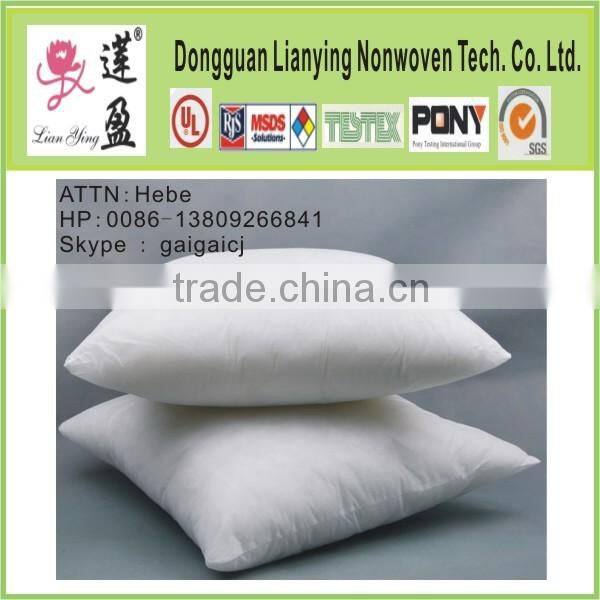 hot sale non-woven fabrics PP cotton pillow cushion insert