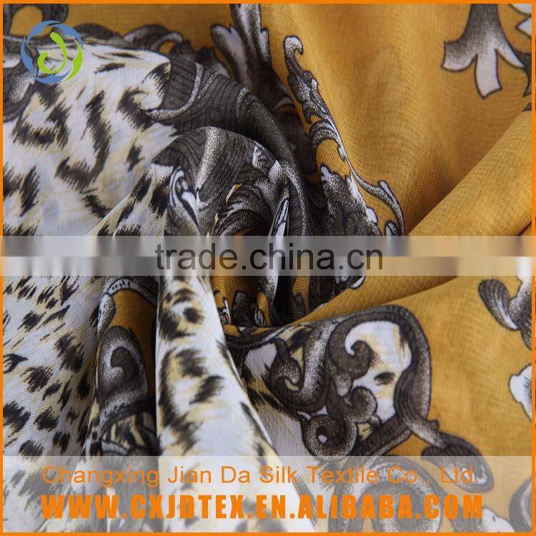 Trade assured latest design chiffon silk fabric
