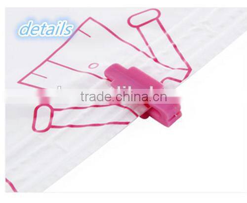 PE+PA material household compression vacuum bag for clothing pillow storage