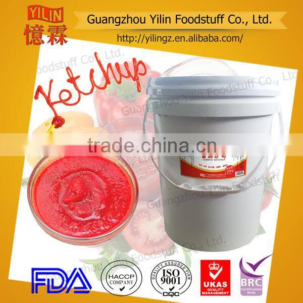 Unique hot sale for retail restaurants 20kg wholesale ketchup in bulk