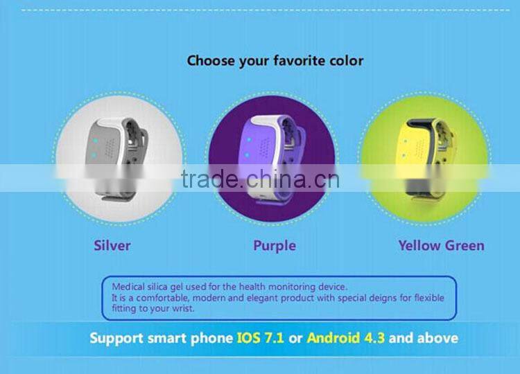 Professional bluetooth health bracelet with CE certificate