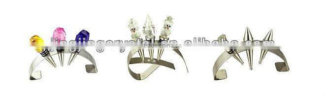 Wholesale high quality decorative crystal ball wine stopper