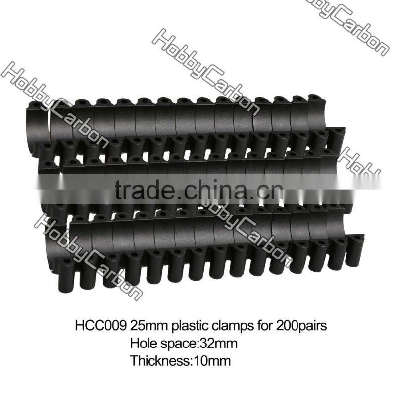 HCC009 Plastic Tube Clamps for M3 Round Tube/Pipe