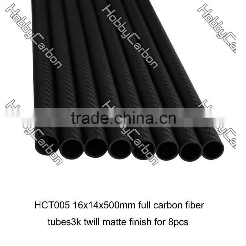 Carbon fiber tubing T043 19*17*500mm pultrusion carbon fiber tube
