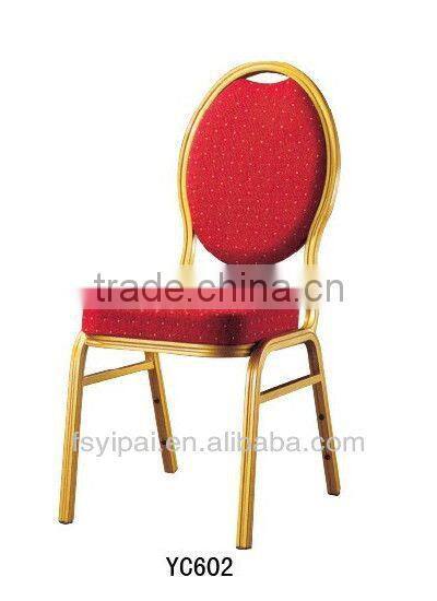 metal hotel dining chair aluminum banquet chair (YC608)