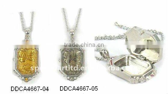 Metal square shaped solid perfume container /lip gloss bracelet, with epoxy letter charm,OEM designs accepted<DHCA9023>