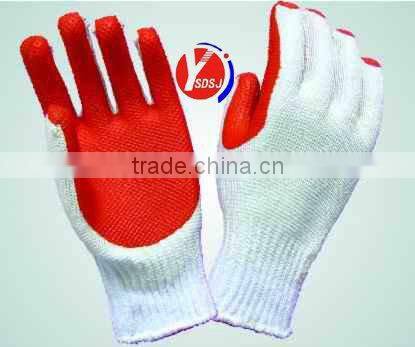 high durability construction gloves with breathable knitting back