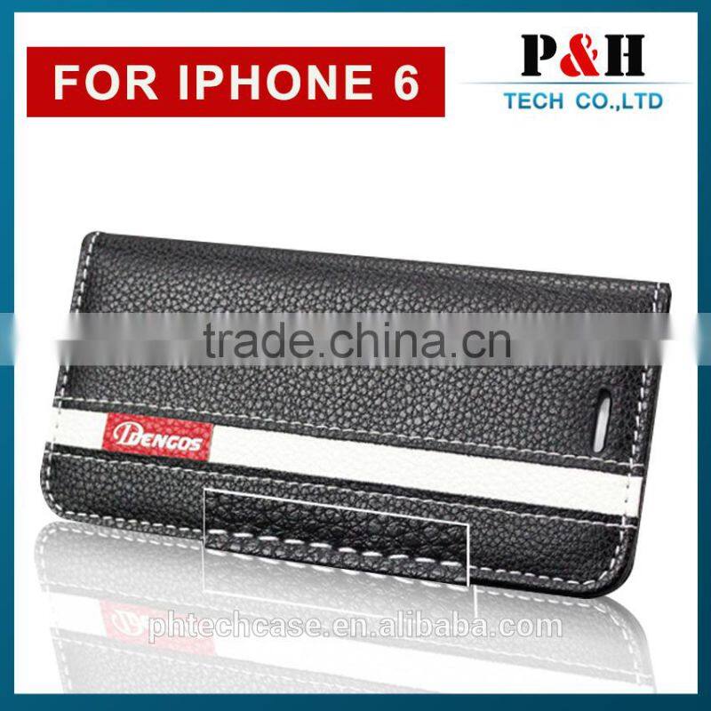 New Mobile Phone Accessories Wallet Leather Case Flip Cover for iPhone 6