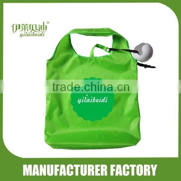 Ball-shaped foldable shopping bag