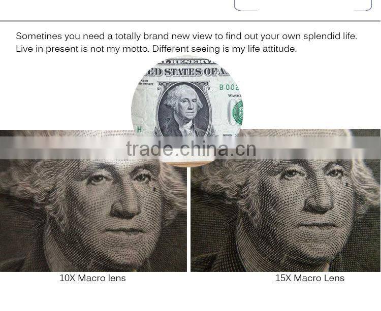 blade clip 198 degree fisheye lens 0.63x wide-angle 15x macro shot camera lens for iPhone 6s 5s 6 plus samsung s6 huawei p8 htc