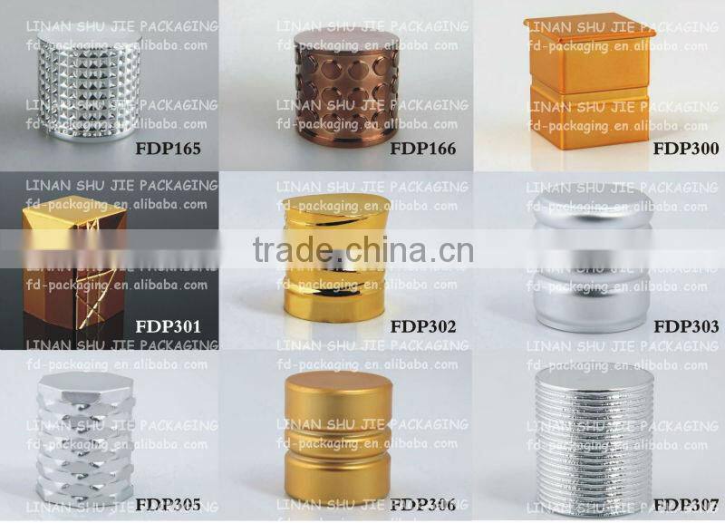Perfume bottle cap,ABS Metalized cap with PP inside