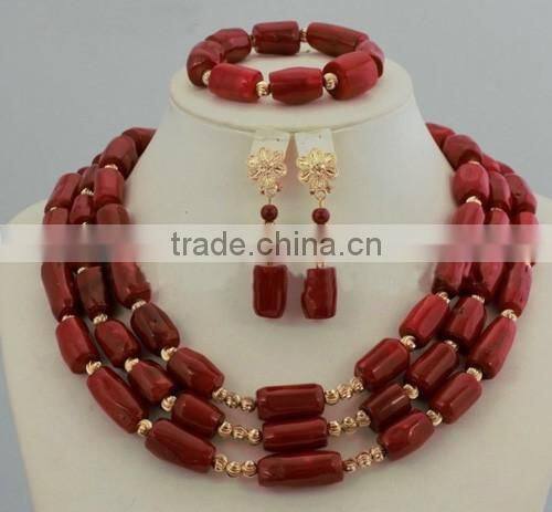 2016 fashion jewelry made in china wholesale/Natural Nigerian handmade coral beads for traditional Igbo wedding