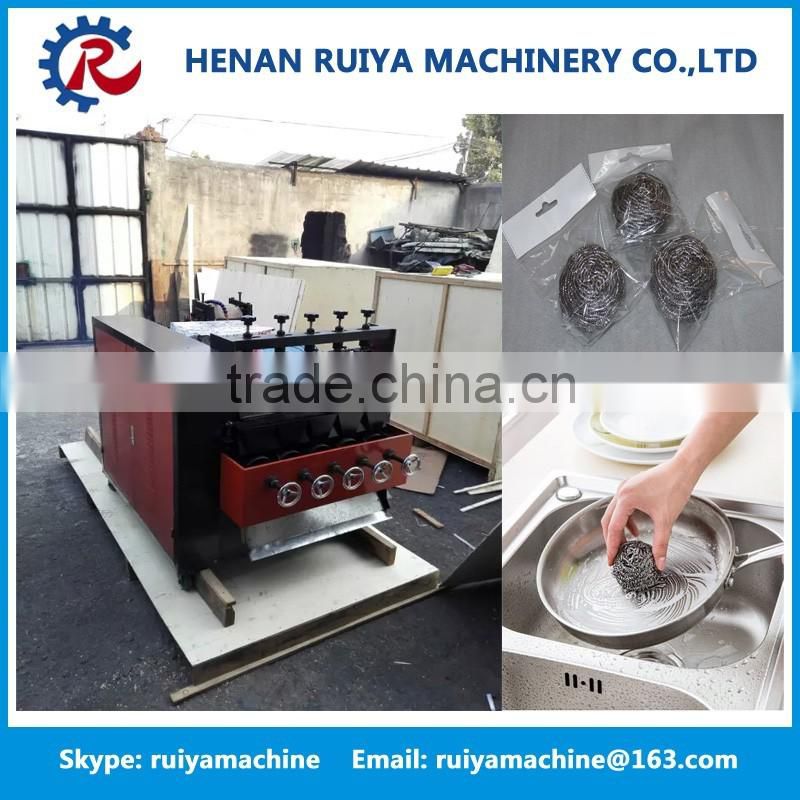 Stainless Steel Scourer Making Machine/stainless steel automatic cleaning ball making machine/steel ball machine