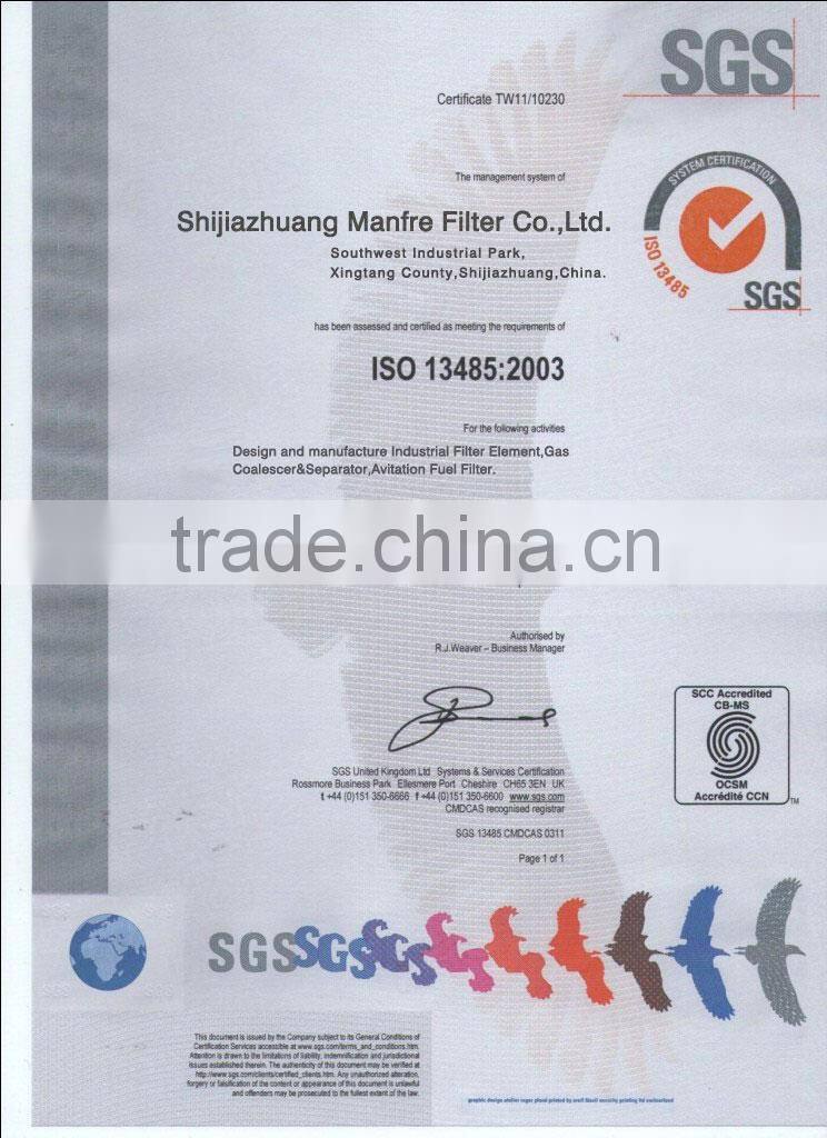 New Ingersoll-Rand Filter Air Compressor Part,92889534, NIB, Warranty