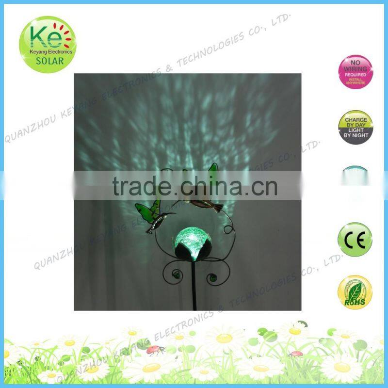 Metal Lawn Light for Garden Decorative Solar Powered Outdoor Led