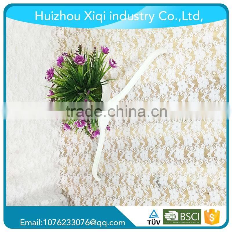 non-slip natural white slim wooden hanger for wet clothes