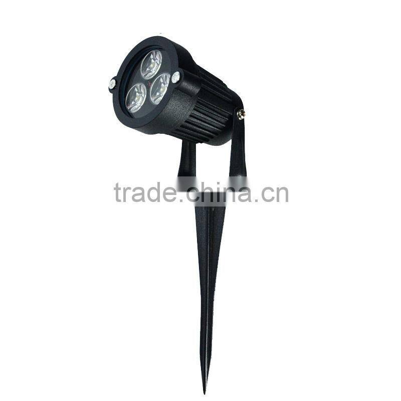 3W 12V 24V 110V 220V outdoor plug-in led light garden spot lights