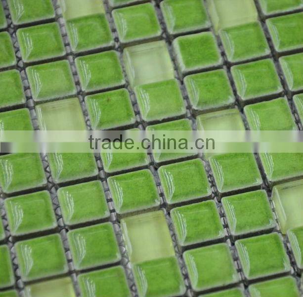 Clolorful Green Ceramic Mosaic Tile