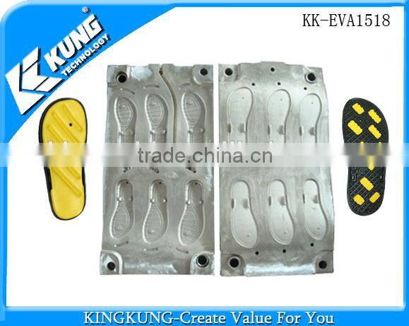 One color EVA shoe sole EVA sole mould 1 mould 3 pairs