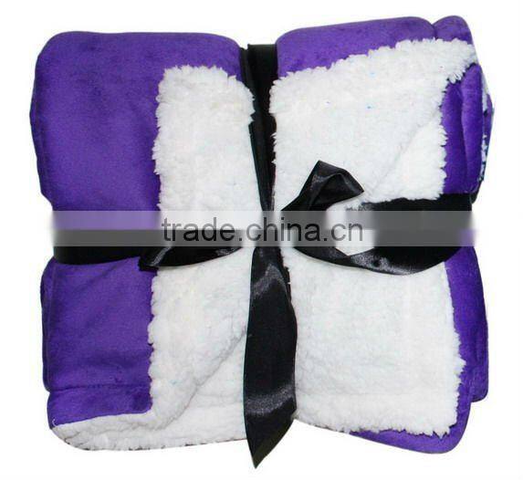 Sherpa Combined Short Velvet(plush) Fleece Blanket/Throw