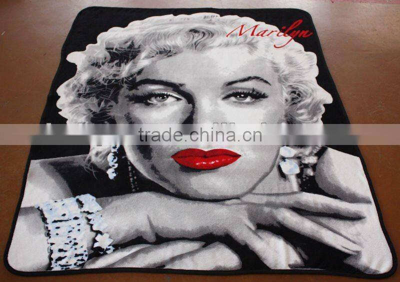 Marilyn coral fleece bedding set (top sheet + fitted sheet + pillow case)