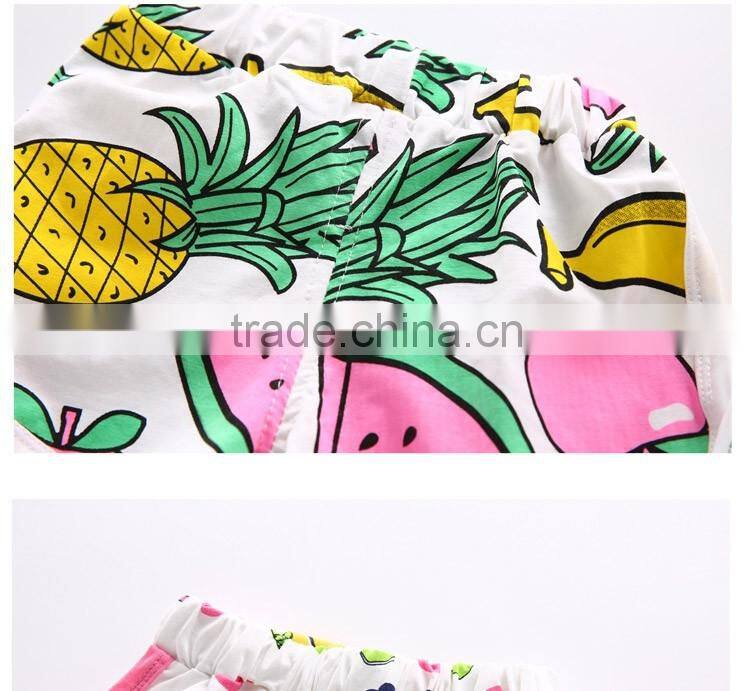 Wholesale Types of Cartoon Printed Comfort Summer Wear Children Tank Top Shorts Sets, Kids Clothes Set