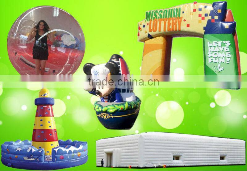 marvelous inflatable lighthouse climbing wall