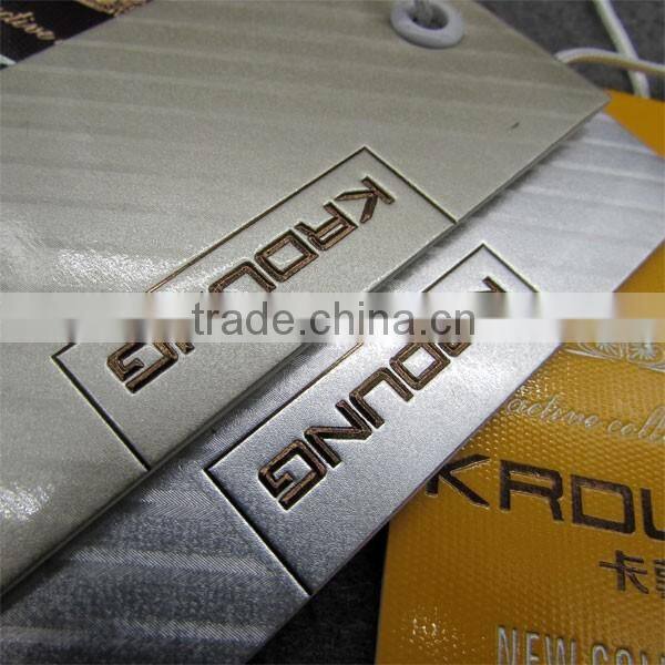 Stripes Silver Color Paper Tags For Labels